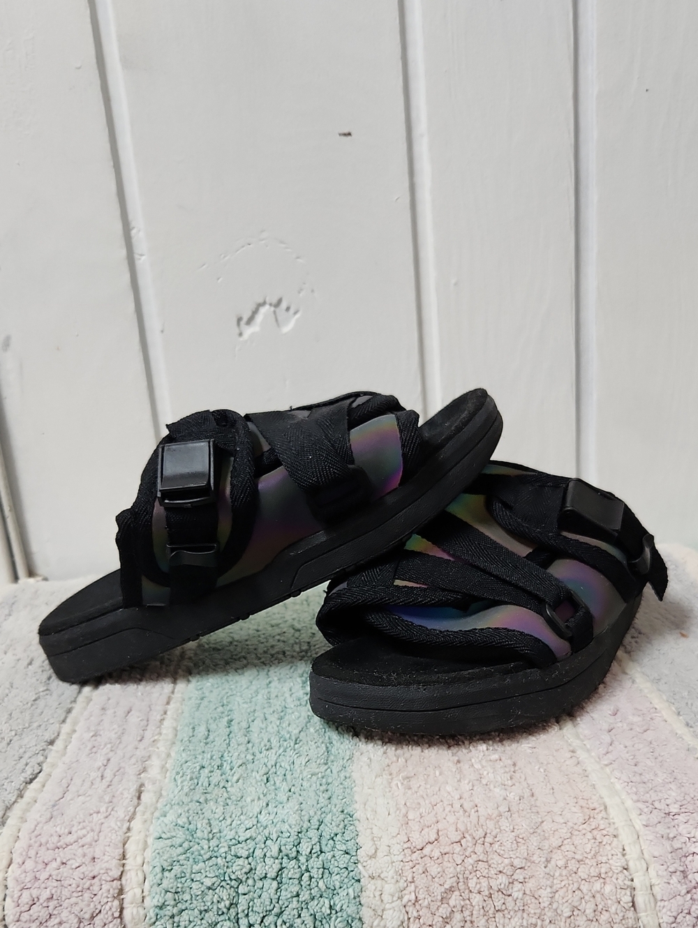 Black Sandal ,Draco Slides